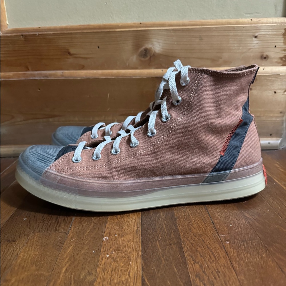 Converse brown sneakers size 12 brand new